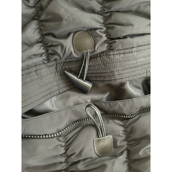 Michael Kors Black Down Filled Faux Fur Hood Size S/P Jacket - Picture 2 of 11